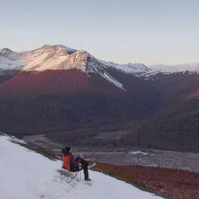 vistas monytañas de Tierra del Fuego