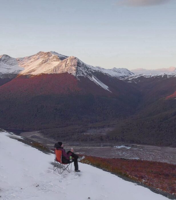 vistas monytañas de Tierra del Fuego